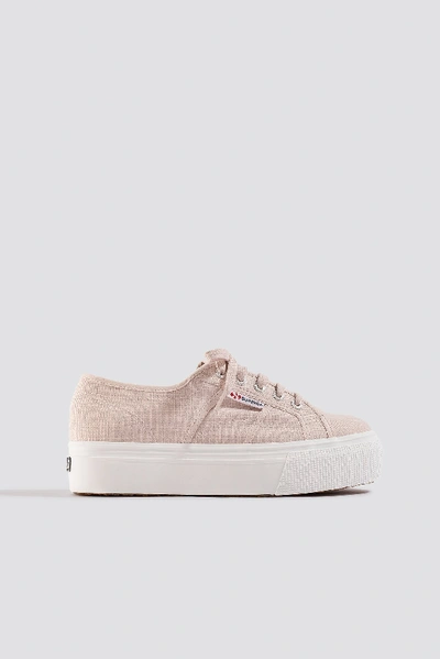 Shop Superga Pink In Pink Skin