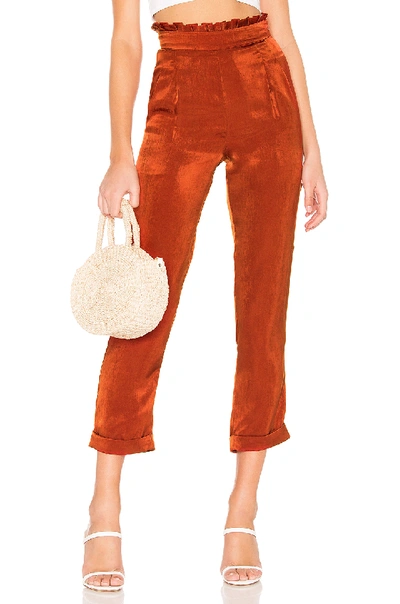 Shop Majorelle Amali Pants In Brick