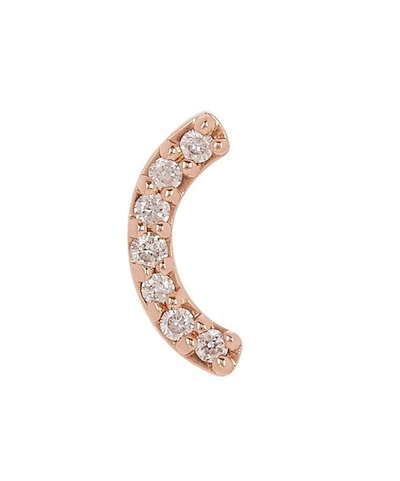 Shop Andrea Fohrman Rose Gold Diamond Rainbow Stud Earring