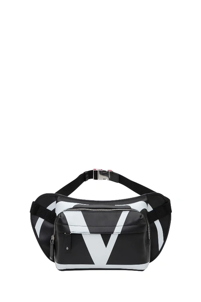 Shop Valentino Vlogo Belt Bag In Nero