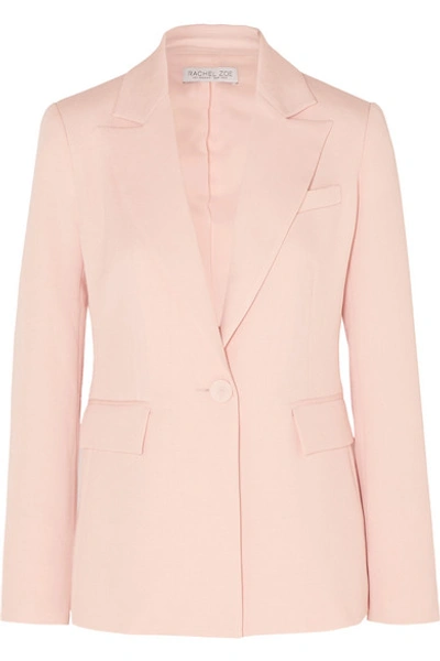 Shop Rachel Zoe Suzanne Piqué Blazer In Pink