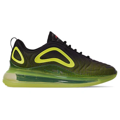Shop Nike Men's Air Max 720 Running Shoes In Black Size 10.0