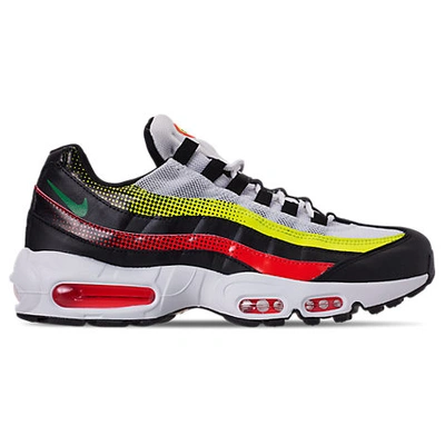 Shop Nike Men's Air Max 95 Se Casual Shoes In Yellow/black