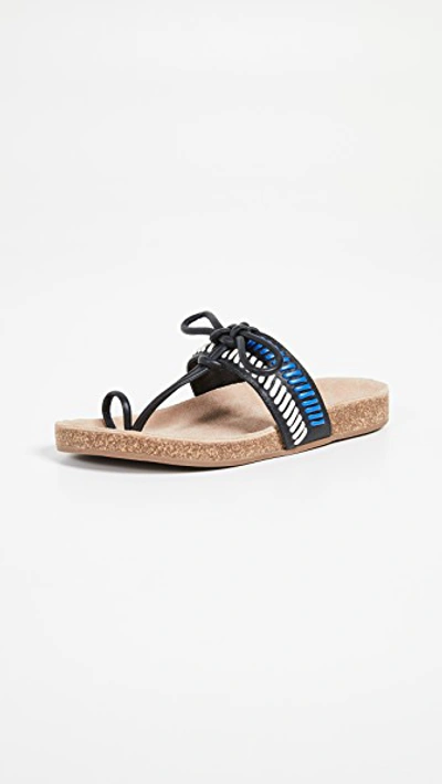 Shop Ulla Johnson Jini Flip Flops In Marine