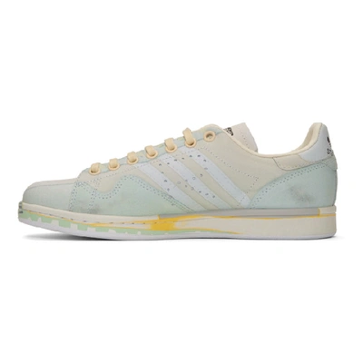 Shop Raf Simons Off-white Adidas Originals Edition Peachtree Stan Smith Sneakers In 00014 Offwh