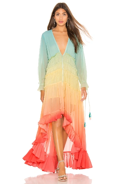 Shop Rococo Sand Ciel Dress In Rainbow