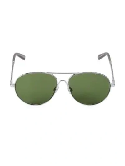 Shop Web Eyewear 58mm Metal Aviator Sunglasses In Gunmetal