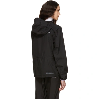 Shop Kiko Kostadinov Black Asics Edition Woven Jacket In 001 Perform