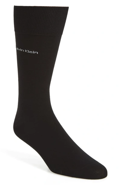 Shop Calvin Klein 'giza' Socks In Black