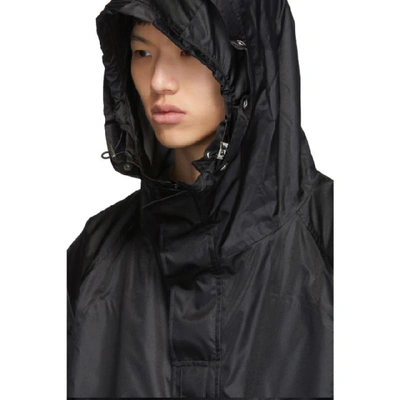 Shop Mastermind Japan Mastermind World Black Hooded Coach Coat