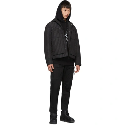 Shop Mastermind Japan Mastermind World Black Faded Logo Hoodie