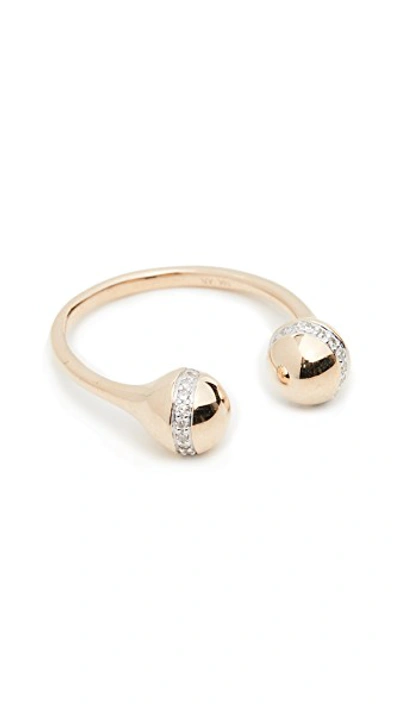 Shop Adina Reyter 14k Double Orbit Ring In Gold