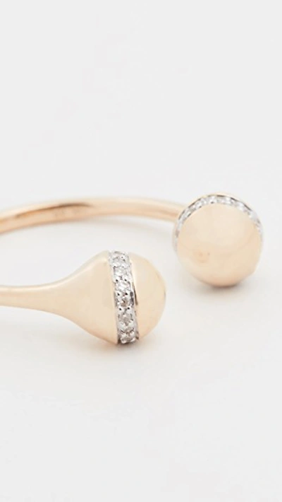 Shop Adina Reyter 14k Double Orbit Ring In Gold