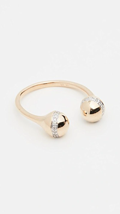 Shop Adina Reyter 14k Double Orbit Ring In Gold