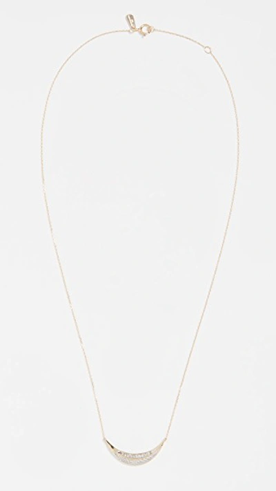 Shop Adina Reyter 14k Large Curve Necklace In Gold