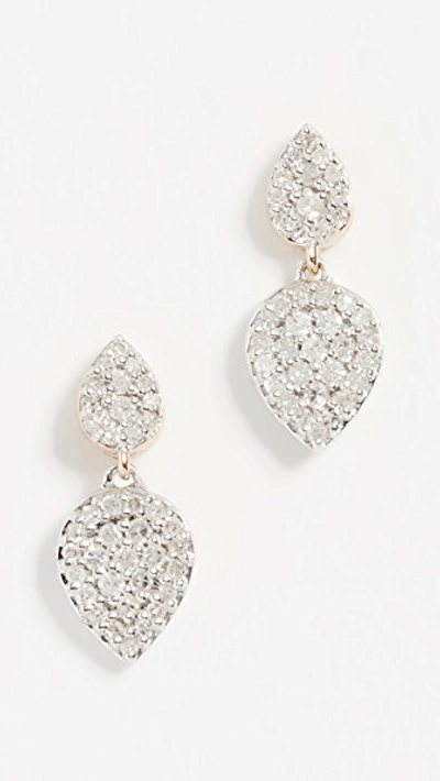 Shop Adina Reyter 14k Double Teardrop Post Earrings In Gold