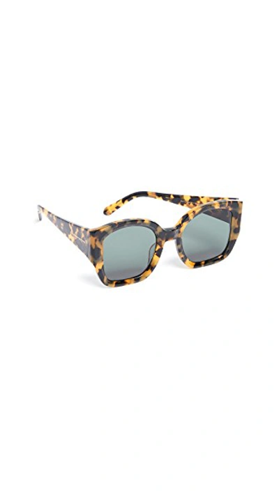 KAREN WALKER ALTERNATIVE FIT CHECK MATE SUNGLASSES 