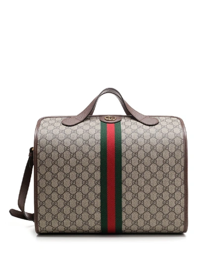 Shop Gucci Ophidia Small Duffle Bag In Multi