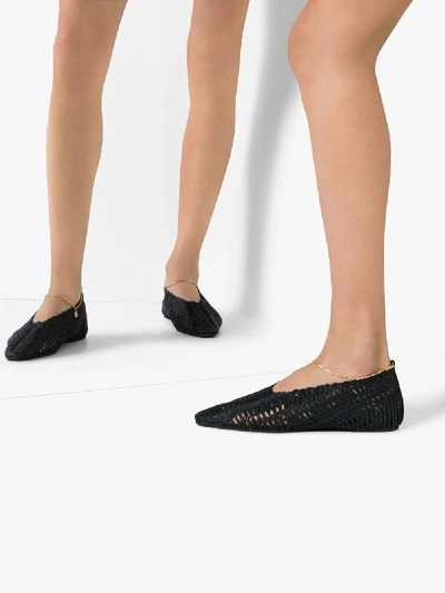 Stella mccartney woven ballet on sale flats