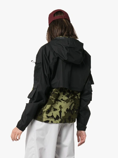Shop Nike X Mmw 2-in-1 Camo Print Hooded Jacket In Green