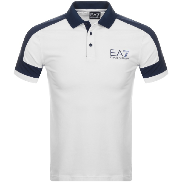 ea7 white polo shirt