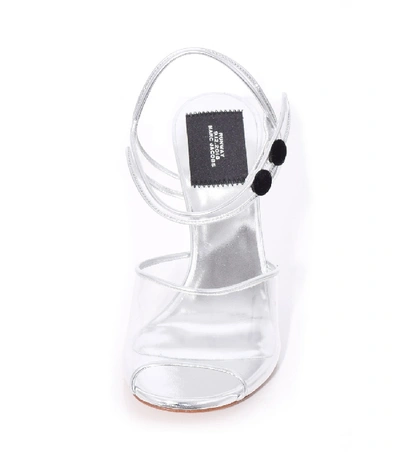 MARC JACOBS Wedge Sandal with Plexiglass Heel in Clear 