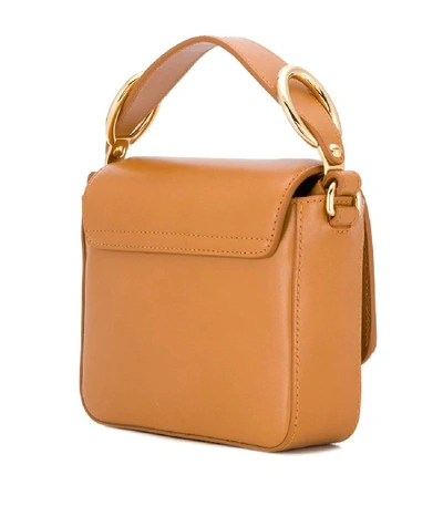 Shop Chloé C Mini Crossbody Bag In Brown