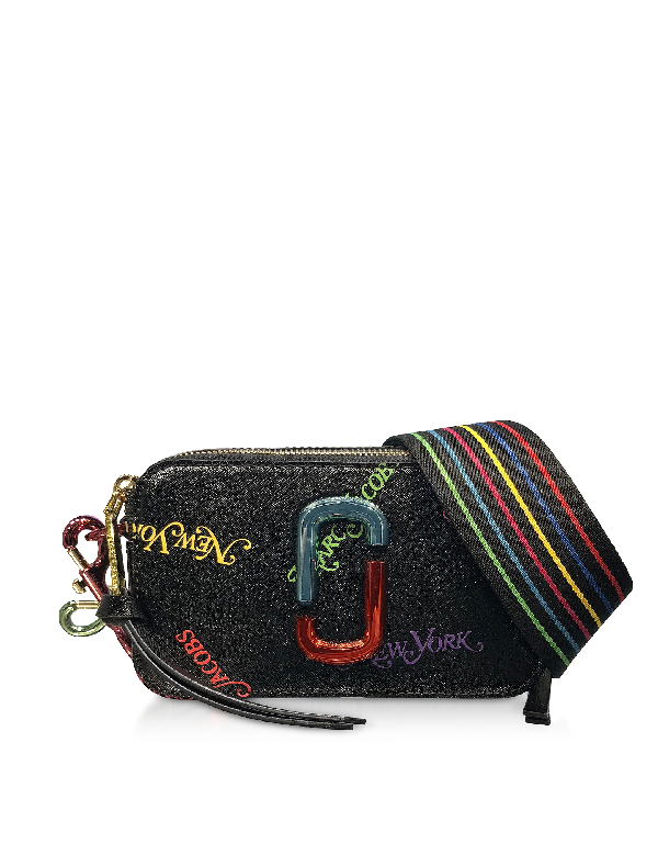Marc Jacobs New York Mag Snapshot Small Camera Bag In Black Modesens