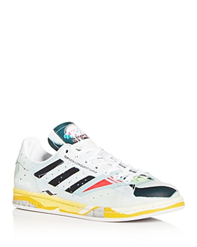 Shop Adidas Originals Raf Simons For Adidas Men's Torsion Stan Leather Low-top Sneakers In White