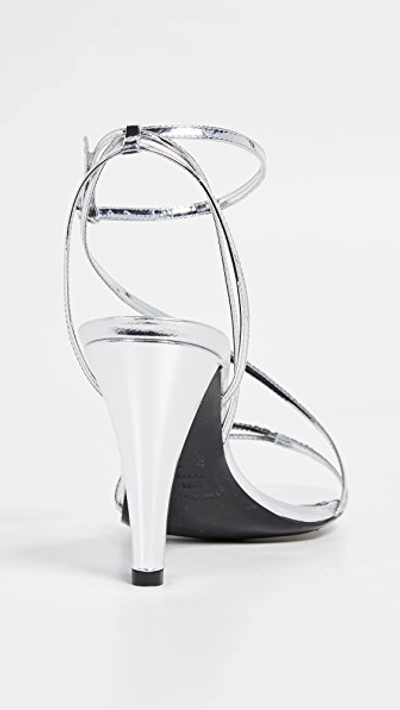 Shop Isabel Marant Arora Sandals In Silver