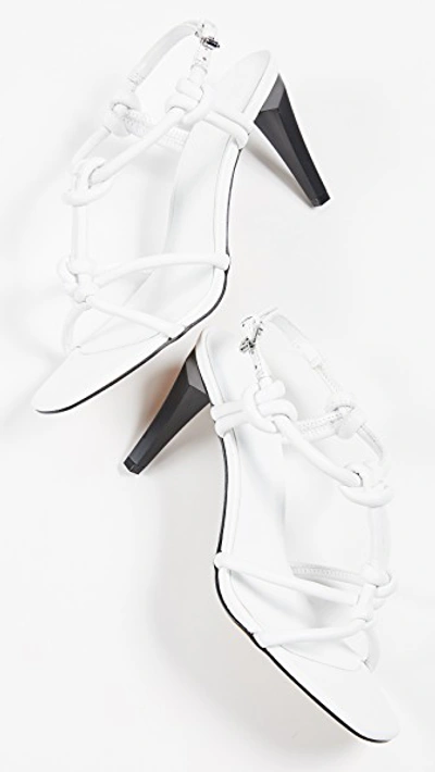 Shop Rebecca Minkoff Laciann T-strap Sandals In White
