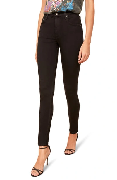 Shop Reformation High Waist Ankle Skinny Jeans In Miami Destroyed