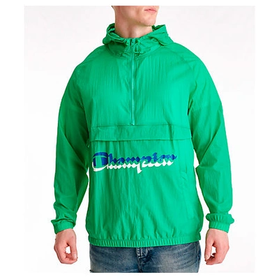 Afscheiden ten tweede Ministerie Champion Men's C-life Half-zip Hooded Jacket In Green | ModeSens