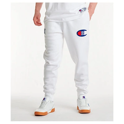 Shop Champion Men's Century Collection Jogger Pants, White - Size Large