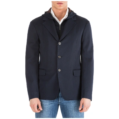 Shop Emporio Armani Men's Jacket Blazer In Blue