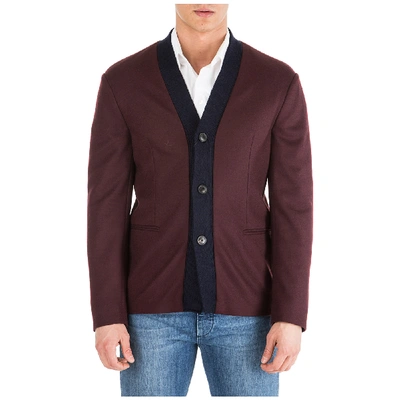 Shop Emporio Armani Men's Jacket Blazer In Red