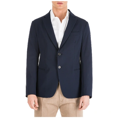 Shop Emporio Armani Men's Jacket Blazer In Blue