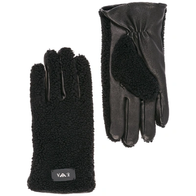 Shop Emporio Armani Men's Leather Gloves In Black