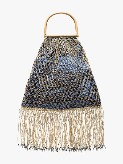 Shop My Beachy Side Gewebter Shopper In Neutrals