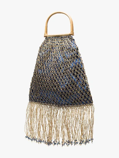 Shop My Beachy Side Gewebter Shopper In Neutrals