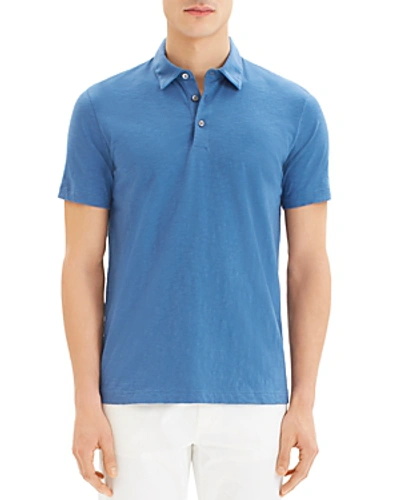 Shop Theory Bron Regular Fit Polo Shirt - 100% Exclusive In Azure