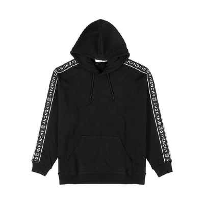 Shop Givenchy Black Logo-jacquard Cotton Sweatshirt