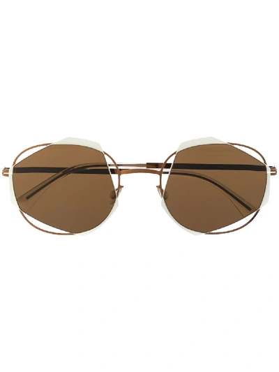 Shop Mykita Achilles Sunglasses In Brown