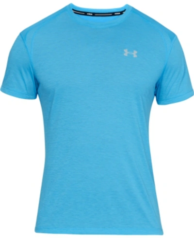 Shop Under Armour Men's Logo T-shirt In Ether Blue