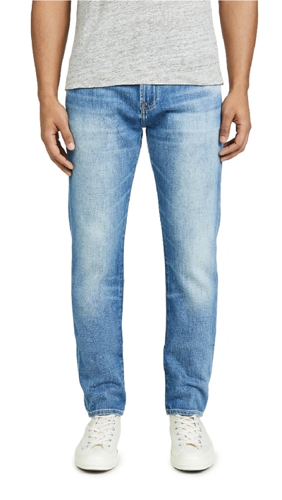 Shop 7 For All Mankind Slim Taper Adrien Jeans In Savant