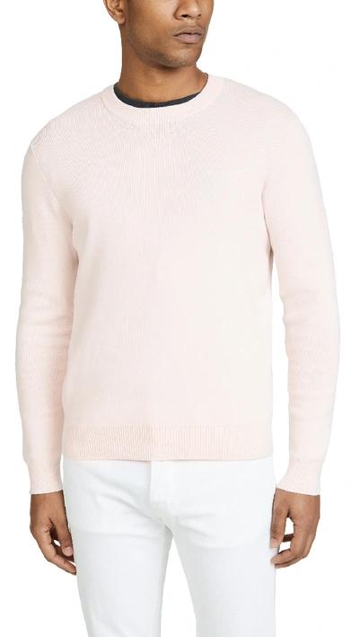 Shop Club Monaco Racking Stitch Sweatshirt In Pearl Multi