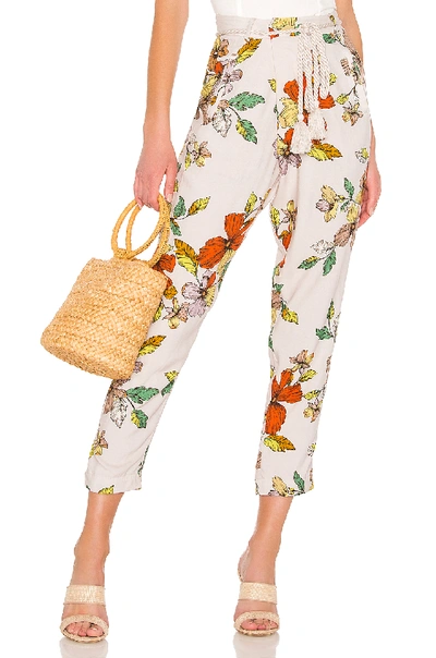 Shop House Of Harlow 1960 X Revolve Misha Pant In Beige. In Ivory Floral