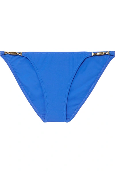 Shop Melissa Odabash Mustique Bikini Briefs In Cobalt Blue