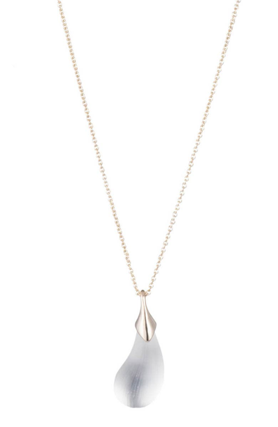 Shop Alexis Bittar Dewdrop Pendant Necklace In Silver