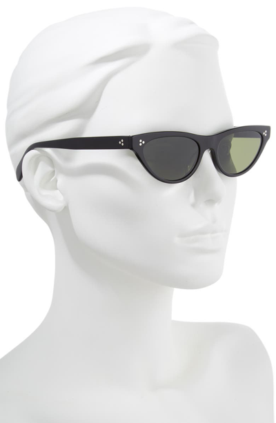 Shop Oliver Peoples Zasia 53mm Cat Eye Sunglasses In Black